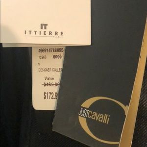 Skinny Black jeans Coated Just Cavalli